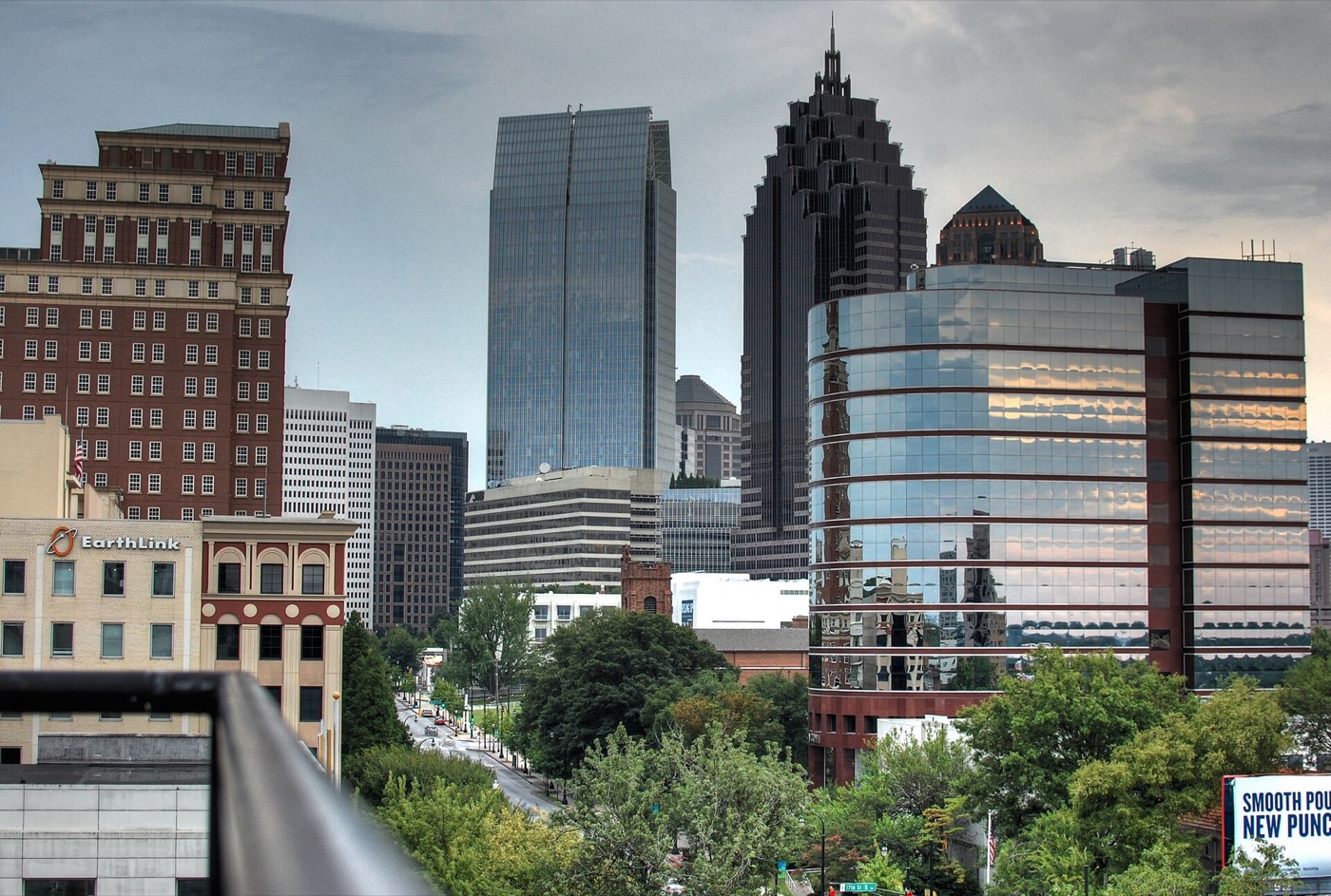 Peachtree Street towers we work in